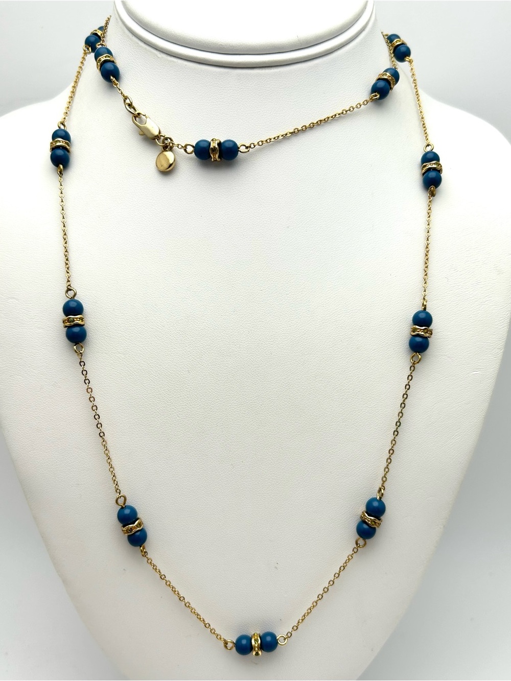 J. Crew Blue Beaded Necklace